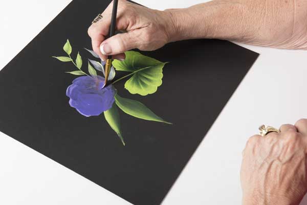 How to Paint a Hydrangea
