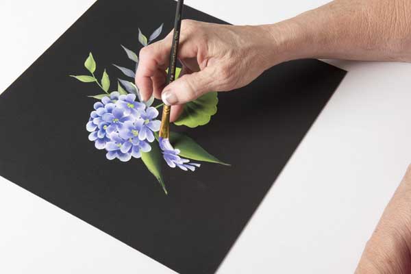 How to Paint a Hydrangea