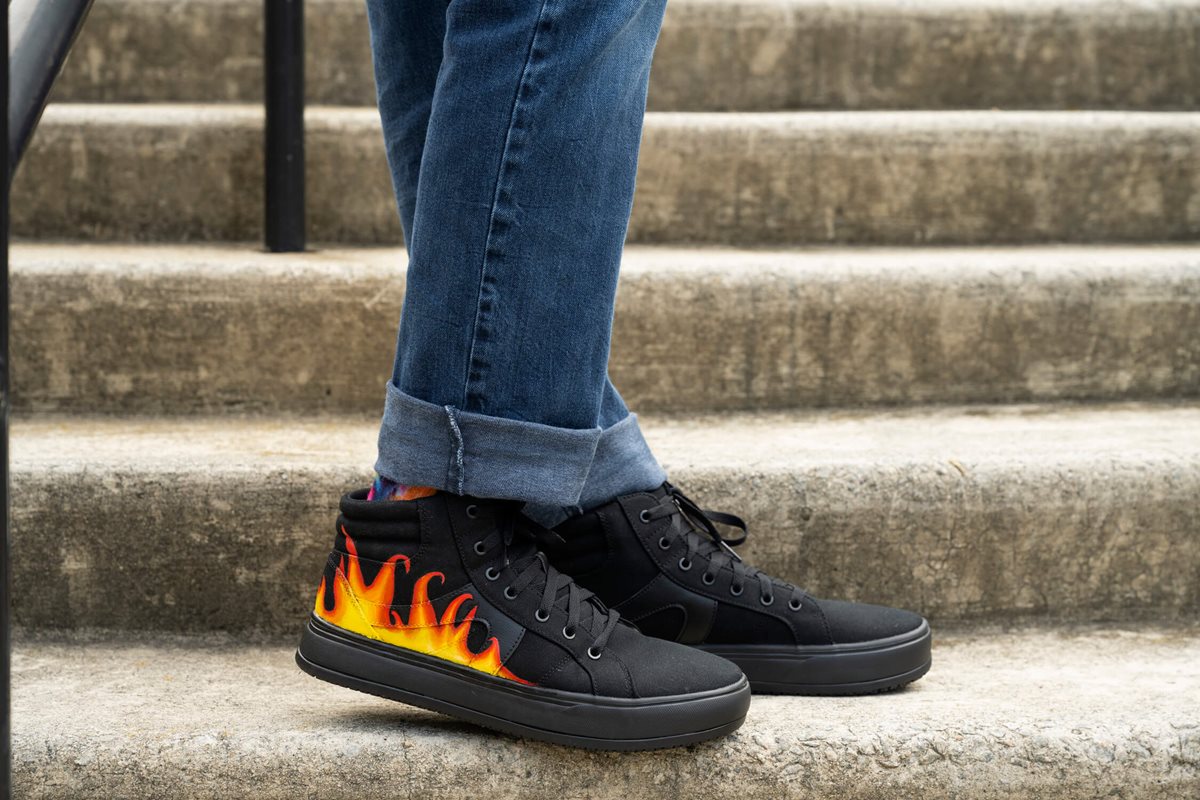 Scorching Hot Flame Shoes