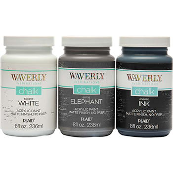 Shop Plaid Waverly ® Inspirations Chalk Finish Acrylic Paint Set - Blues, 3  pc. - 13404 - 13404