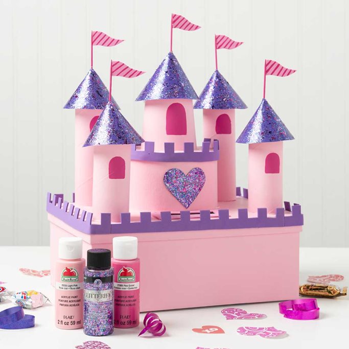 Crayola DIY Valentine Box Set, Craft for Kids, 24 Valentines - Walmart.com