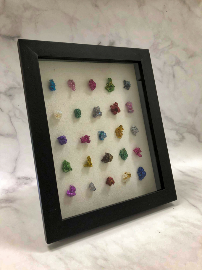 DIY Mod Podge Rock Salt Crystal Crafts
