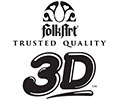 FolkArt 3D Paint Logo