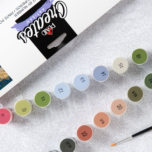 Modern Paint By Number Color Kits From Plaid Let S - How To Diy Paint By Numbers