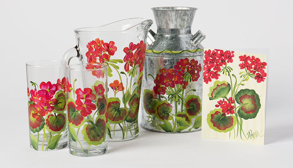 How to Paint Geraniums