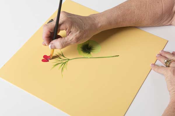 How to Paint Geranium Flower Petals