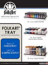 International FolkArt Paint Trays
