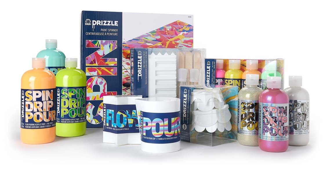 FolkArt Drizzle Paint for Poured Art Projects