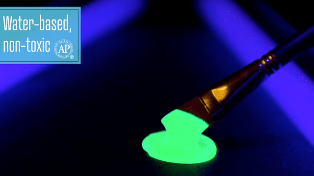 Learn about FolkArt Neon Blacklight Acrylic Paint