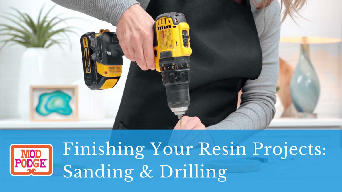 Finishing Your Resin Projects: Sanding & Drilling