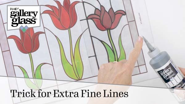 How to Create Extra Fine Lines with Gallery Glass