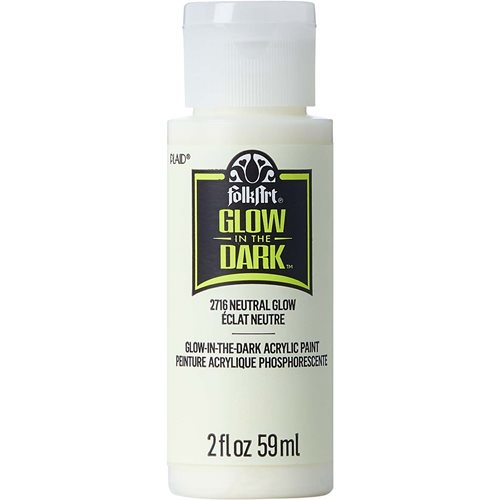 FolkArt ® Glow-in-the-Dark Acrylic Colors - Neutral, 2 oz. - 2716