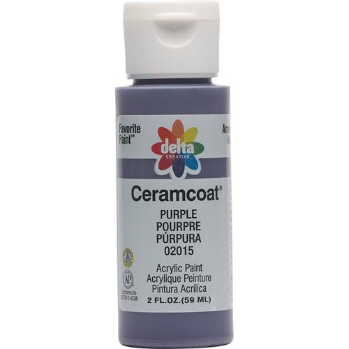 Delta Ceramcoat Acrylic Paint - Purple, 2 oz. - 020150202W