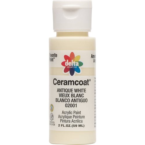 Delta Ceramcoat ® Acrylic Paint - Antique White, 2 oz. - 020010202W