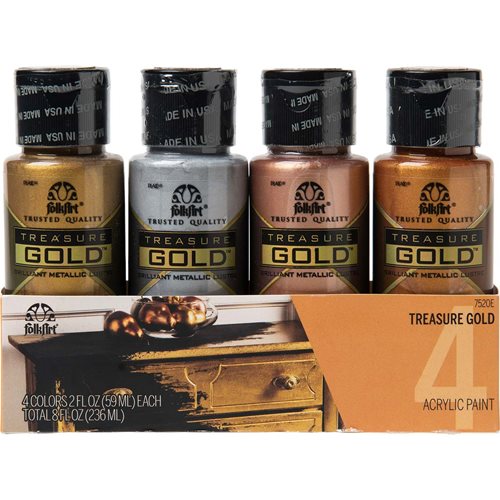 FolkArt ® Treasure Gold™ Paint Set 4 Color - 7520E