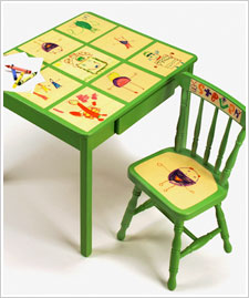Child’s Artwork Table & Chair Set