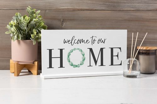 Welcome to Our Home Sign DIY