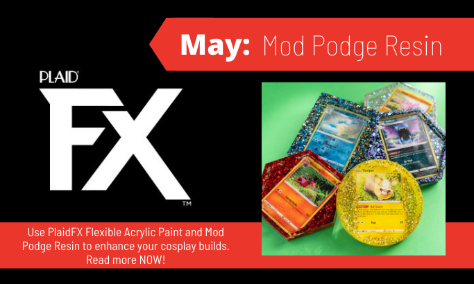 PlaidFX May 2021 - Mod Podge Resin