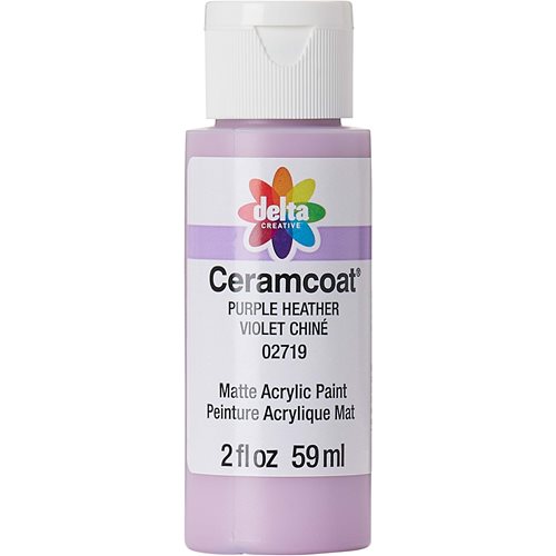 Delta Ceramcoat Acrylic Paint - Purple Heather, 2 oz. - 02719