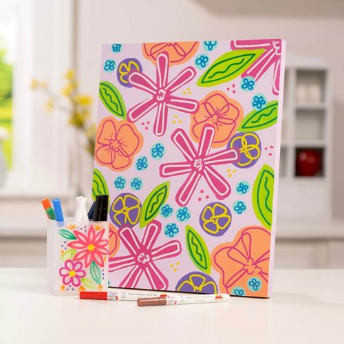 Floral Pattern with Paint Pens