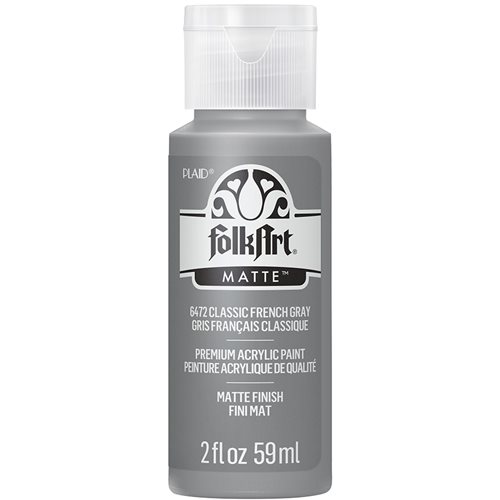 FolkArt ® Acrylic Colors - Classic French Gray, 2 oz. - 6472