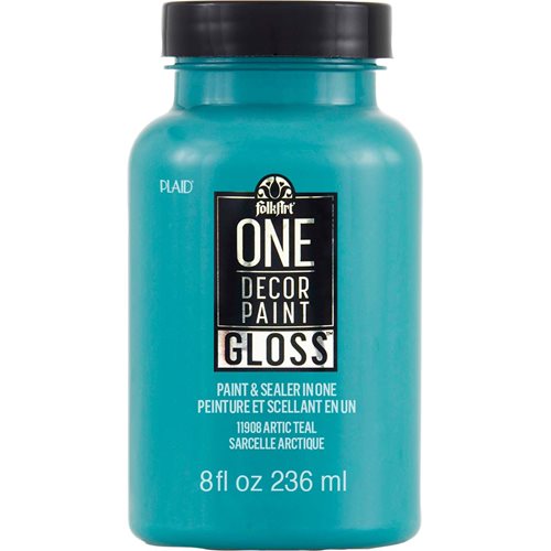 FolkArt ® One Décor Paint™ Gloss - Arctic Teal, 8 oz. - 11908