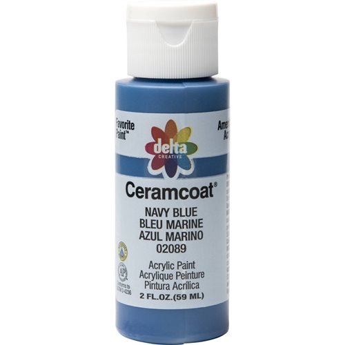 Delta Ceramcoat Acrylic Paint - Navy Blue, 2 oz. - 020890202W