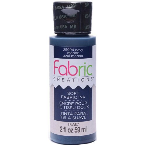 Fabric Creations™ Soft Fabric Inks - Navy, 2 oz. - 25994