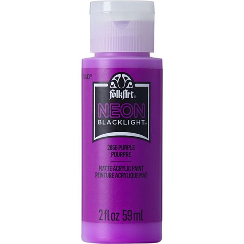 FolkArt ® Neon Blacklight™ Colors -  Purple, 2 oz. - 2856