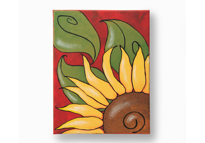 Fall Sunflower Canvas