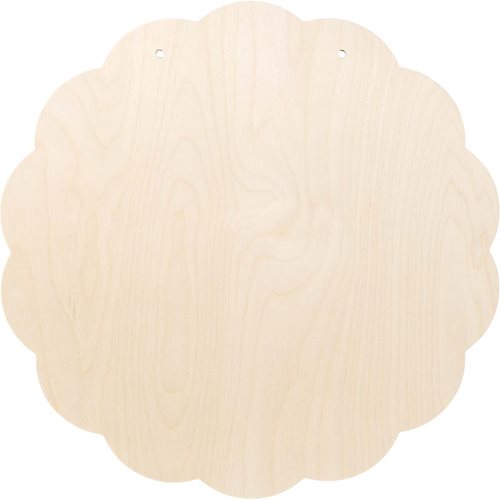 Large Wood Circle Plaque, 19-1/4" - 99458