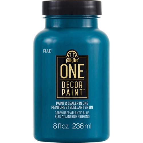 FolkArt ® One Décor Paint™ - Deep Atlantic Blue, 8 oz. - 36069