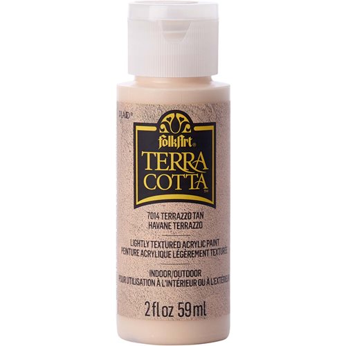 FolkArt ® Terra Cotta™ Acrylic Paint - Terrazzo Tan, 2 oz. - 7014