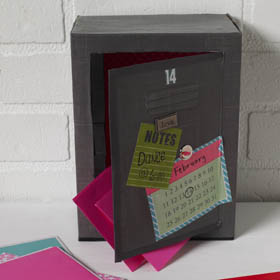 Valentine Box Idea - Locker