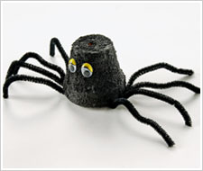 Halloween Clay Pot Spider