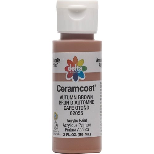 Delta Ceramcoat Acrylic Paint - Autumn Brown, 2 oz. - 020550202W