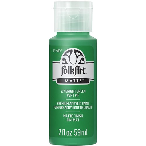 FolkArt ® Acrylic Colors - Bright Green, 2 oz. - 227