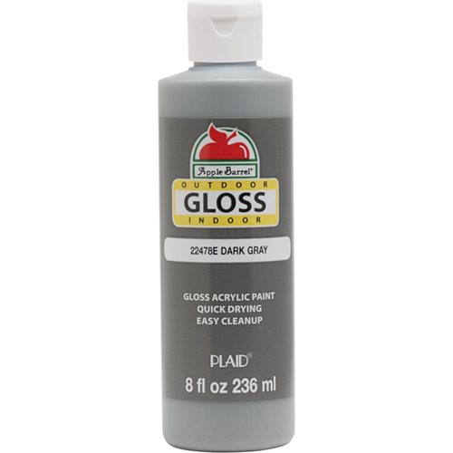 Apple Barrel ® Gloss™ - Dark Gray, 8 oz. - 22478E