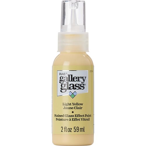 Gallery Glass ® Stained Glass Effect Paint - Light Yellow, 2 oz. - 20041