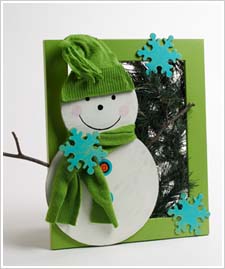 Snowman Wreath Frame