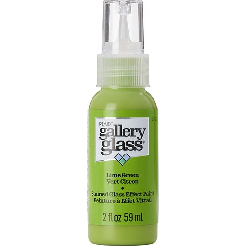 Gallery Glass ® Stained Glass Effect Paint - Lime Green, 2 oz. - 19710