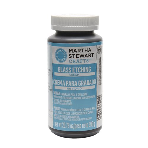 MARTHA STEWART GLASS ETCH CREAM 20.79 OZ NTWT (US)