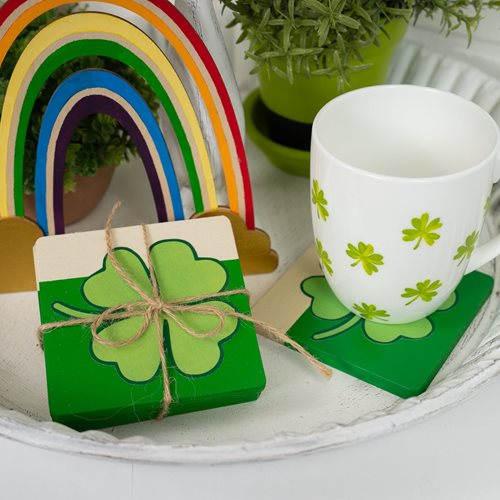 St. Patrick's Day Coaster & Mug