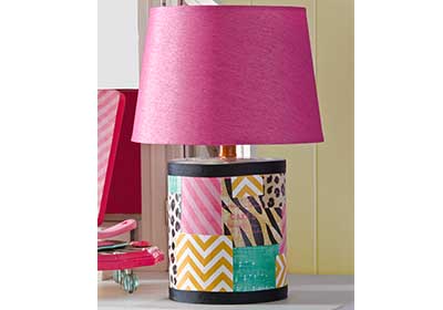 Girly Patchwork Lamp
