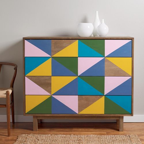 Modern Geometric Dresser