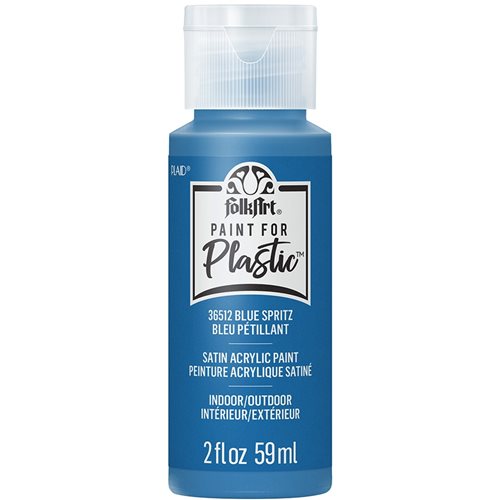 FolkArt ® Paint For Plastic™ - Blue Spritz, 2oz. - 36512