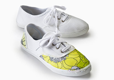 Fabric Covered Sneakers