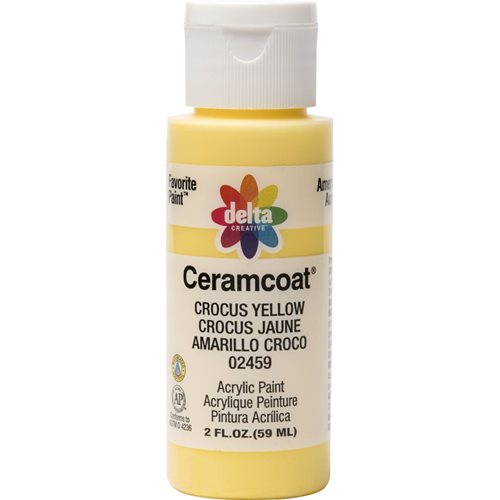 Delta Ceramcoat Acrylic Paint - Crocus Yellow, 2 oz. - 024590202W