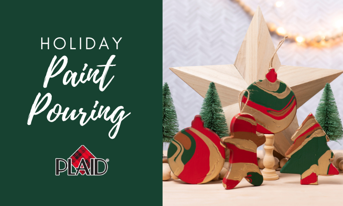 Holiday Paint Pouring Ideas