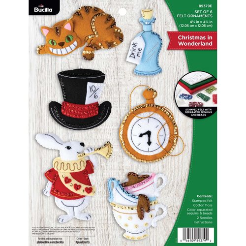 Bucilla ® Seasonal - Felt - Ornament Kits - Christmas in Wonderland - 89379E
